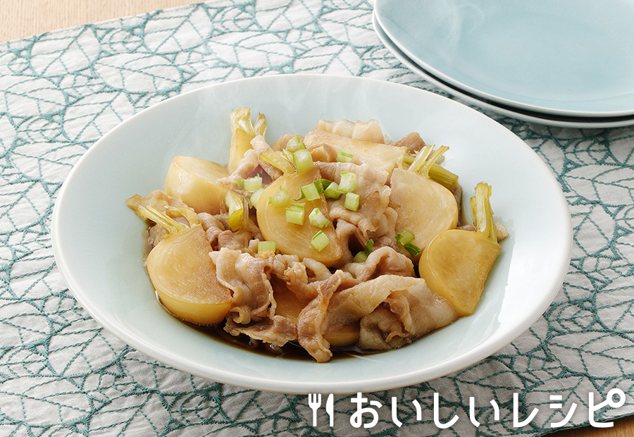 豚肉とかぶのさっと煮