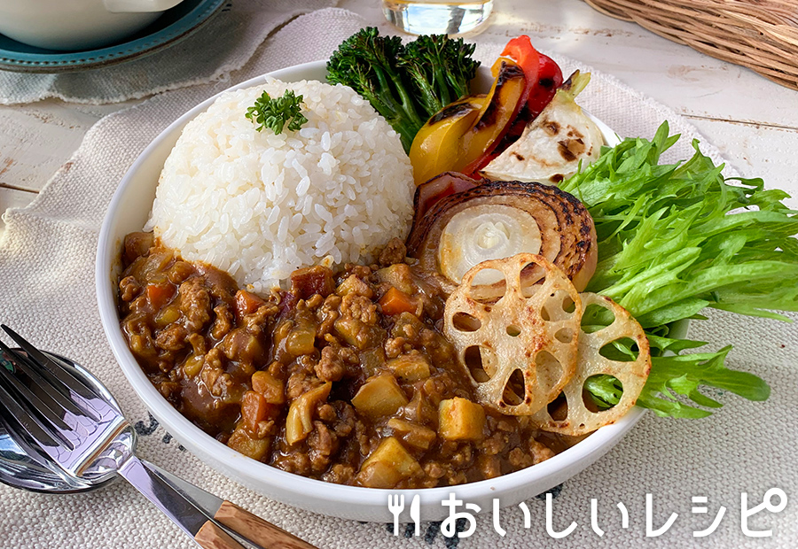 カフェ風キーマカレー